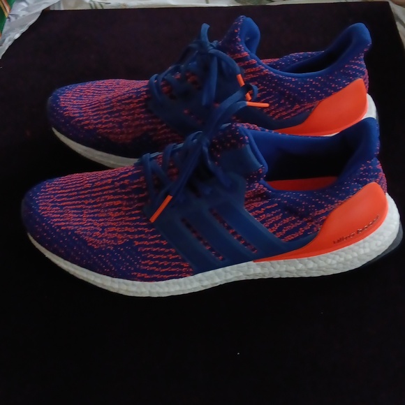Adidas Ultra Boost 3.0 Mystery Ink Blue Orange Sneaker (NWOT)